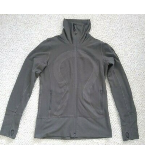 Lululemon olive green denim Wren stride jacket - Picture 5 of 5